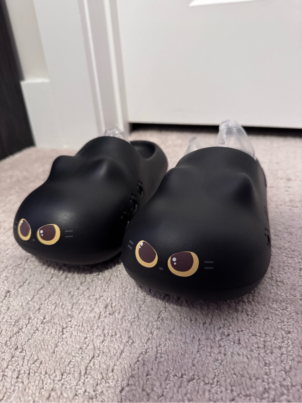 Cat paw print- Black Slides